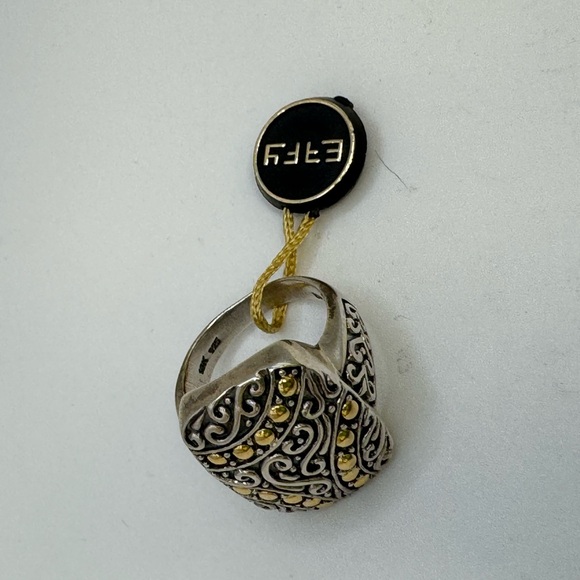 EFFY 18K gold and 925 Sterling silver ring with tags - Picture 9 of 12